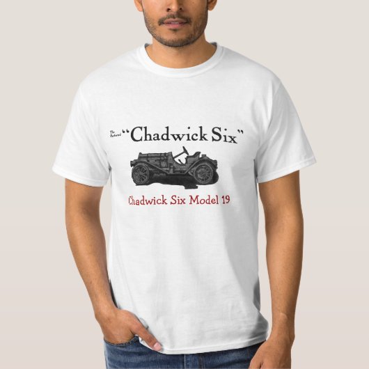 T-shirt Chadwick 1910 six, Chadwick six models 19 (Devant)