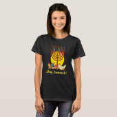 T-shirt Chag Sameach Heureux Hanoukka Chanukah (Devant entier)
