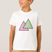 T-shirt Chaîne à deux triangles (Devant)