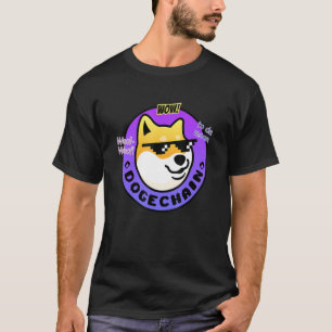 T-shirt Chaîne de Dogecoin Crypto Memecoin Dogechain