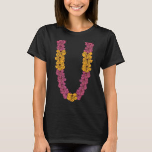 T-shirt Chaîne de fleurs hawaïennes Hibiscus vacances d'ét