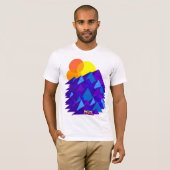 T-shirt Chaîne de Moutain (Devant entier)