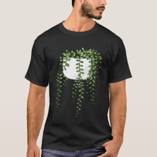 T-shirt Chaîne De Perles Curio Rowleyanus Flower