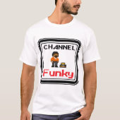 T-shirt Chaîne Funky Pixel Art (Devant)