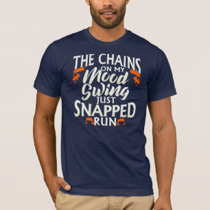 T-shirt Chaînes de chaise de l'humeur sur l'humeur serrée