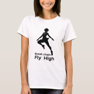 T-shirt Chaînes de rupture, volée haute