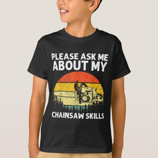 T-shirt Chainsaw Art For Men Women Lumberjack Arborist Cha (Devant)