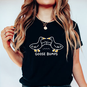 T-shirt Chair de poule drôle ; Oies de dessin animé qui se