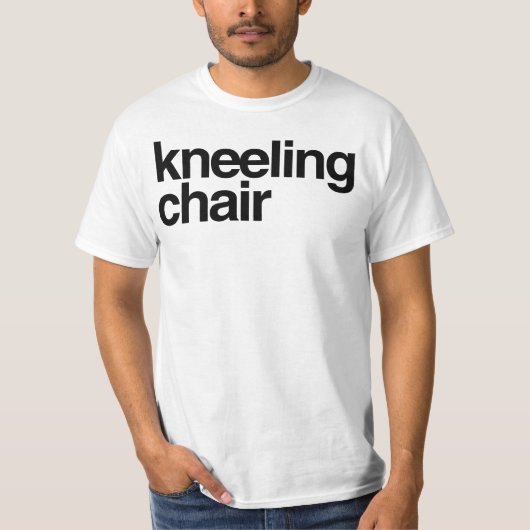 T-shirt Chaise à genoux (Devant)