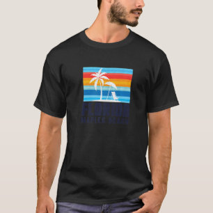 T-shirt Chaise arrière rétro Naples Beach Fl Sun Dweller
