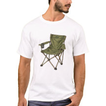 Chaise de camping pliante vintage Art rétro en ple