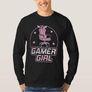T-shirt Chaise de jeu vidéo Gamer Girl