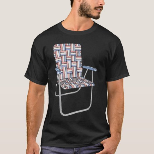 T-shirt Chaise de pelouse (Devant)