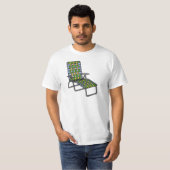 T-shirt Chaise de pelouse Chaise Lounge (Devant entier)