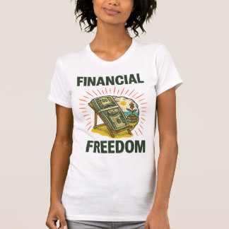T-shirt Chaise de plage de la liberté financière pour les 