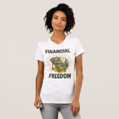 T-shirt Chaise de plage de la liberté financière pour les  (Devant entier)