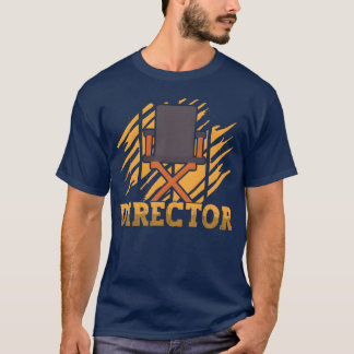 T-shirt Chaise de réalisateur de cinéma drôle