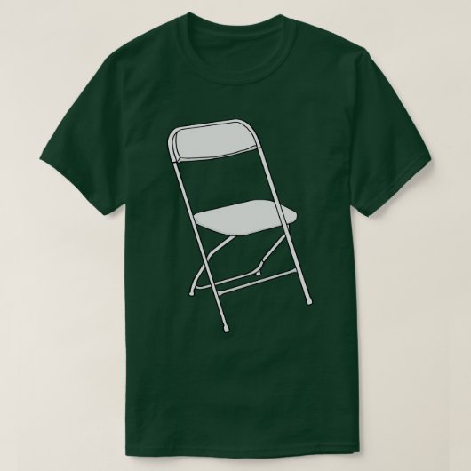 T-shirt Chaise pliante (Design devant)