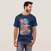 T-shirt chaise pliante (Devant entier)