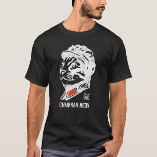 T-shirt Chaise Vintage Amour du Président Boss Meow Police