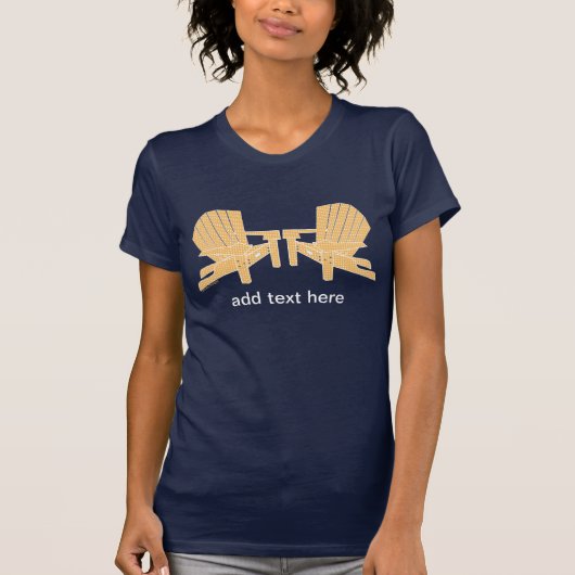 T-shirt Chaises Adirondack (Devant)