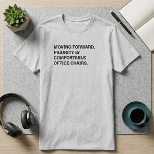 T-shirt Chaises de bureau confortables pour aller de l'ava