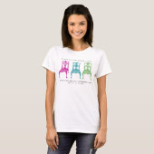 T-shirt Chaises de Chippendale (Devant entier)