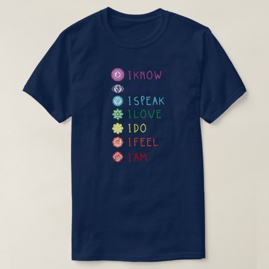 T-shirt Chakra Alignment Yoga Meditation Spiritual Men (Design devant)
