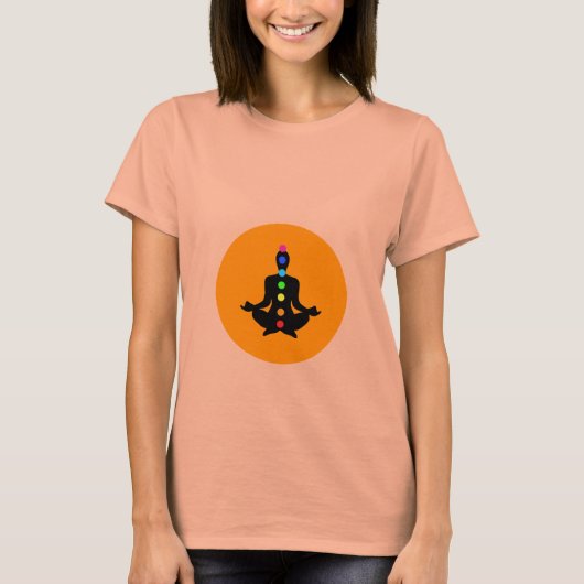 T-shirt Chakra Art - Yoga Tee - shirt (Devant)