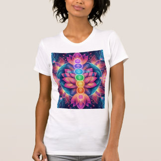 T-shirt Chakra Lotus Ascension — Sacred Geometry Radiance