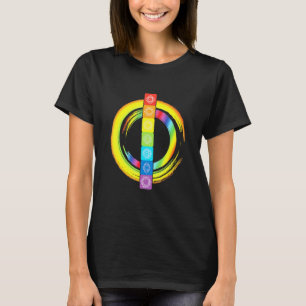 T-shirt Chakras Coloré Yoga Méditation Zen Art Mandala S