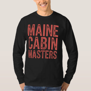T-shirt Chalet de vacances au bord du lac Moose River dans