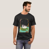 T-shirt Chalet forestier félin (Devant entier)