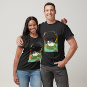 T-shirt Chalet forestier félin (Unisexe)