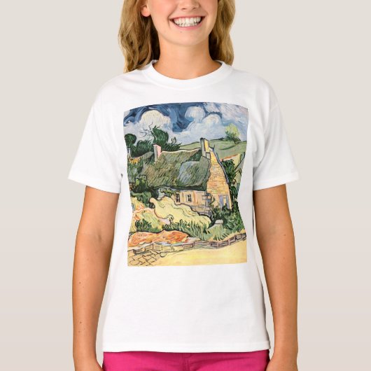 T-shirt Chalets à Cordeville Vincent van Gogh (Devant)