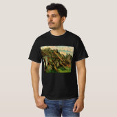 T-shirt Chalets en grès chaulé par Vincent van Gogh (Devant entier)