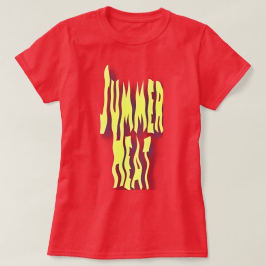 T-shirt Chaleur d'été pour femmes (Design devant)