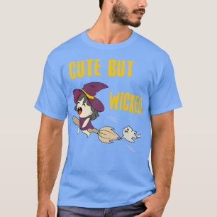 T-shirt Chaleureuse, mais méchante, sorcière Chibi Hallowe