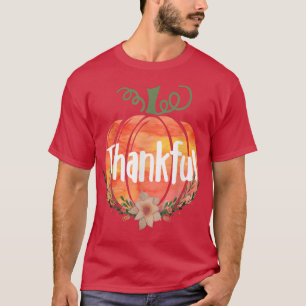 T-shirt Chaleureux automne automne automne citrouille de l