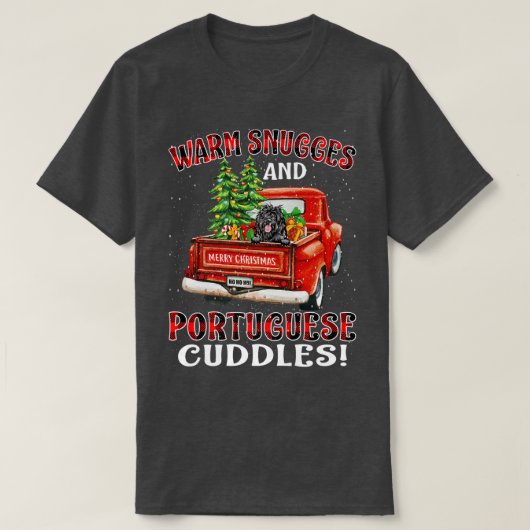 T-shirt Chaleureux Nuggets Et Boudles Portugaises Noël Ava (Design devant)