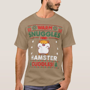 T-shirt Chaleureux Snuggers Hamster Amateurs Noël Vilain G