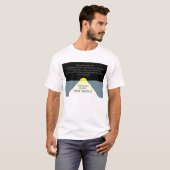T-shirt Chaleureux voeux sur votre solstice d'hiver! - (Devant entier)
