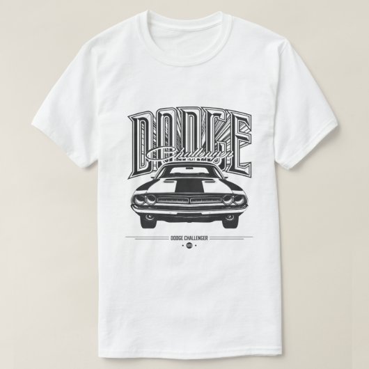 T-shirt Challengeur de Dodge (Design devant)