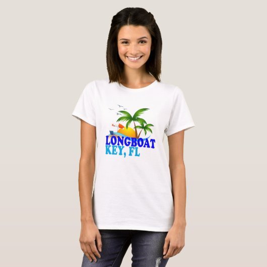T-shirt chaloupe la Floride principale. .png (Devant entier)