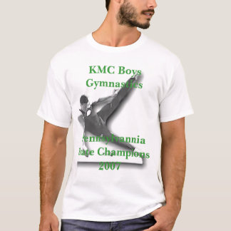 T-shirt Cham d'état de GymnasticsPennsylvannia de garçons