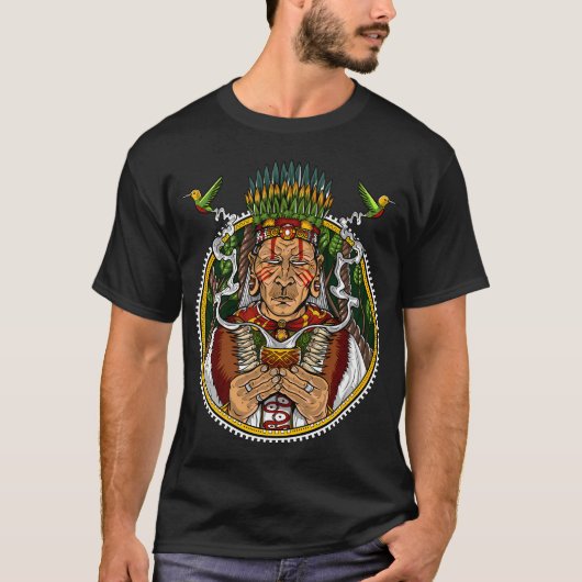T-shirt Chaman Ayahuasca (Devant)