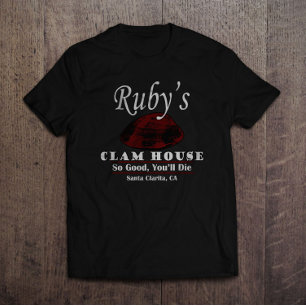 T-shirt Chambre Santa Clarita de la palourde du rubis
