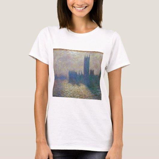 T-shirt Chambres du Parlement (Londres), Monet (Devant)