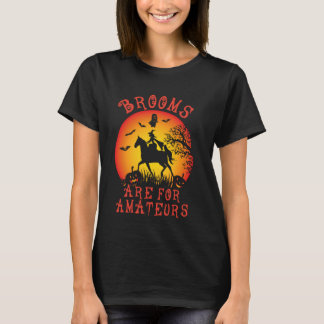 T-shirt Chambres Pour Amateurs Cheval équitation Sorcière 