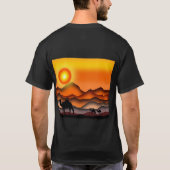 T-shirt chameau (Dos)